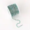 Cadena de Garra de Pedrería Colorida Super Brillante para Electroforesis Cadena de Pedrería Material Hecho a Mano DIY Cadena Densa Accesorios para el Cabello Accesorios para Ropa