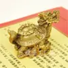 Latón Escarlata Artesanía Joyería Decoración Dragón Tortuga