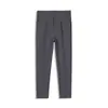 Pantalones tobilleros unisex de primavera y otoño, puro estilo de negocios, corte ajustado, holgados y transpirables, resistentes a las arrugas y no necesitan planchado.