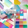 Fondo para acuario tablero acrílico tablero de fondo color degradado personalizado decoración de paisaje vidrio patrón de ondas de agua personalizado