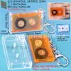 Colgante de Caja de Cassette Mini NFC, Colgante de Disco de Estrella de Álbum DIY Retro, Merchandising de Marca de Estrella de Anime