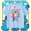 Caçadores de Demônios da Amazon Kpop Caçadores de Demônios Camiseta de Gola Redonda Manga Curta Top Bidimensional Infantil