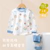 2413 Conjunto de Roupa Íntima Infantil Primavera e Outono Novo Modelo Algodão Puro Meninos e Meninas Roupa Íntima Térmica para Bebê Cintura Alta Desenho Animado