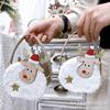 Bolsa de fieltro de oveja navideña, Bolsa para dulces de Nochebuena, Bolsa de tela no tejida transfronteriza para arreglos florales