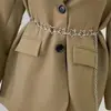 Joyería Transfronteriza Europea y Americana, Cadena Corporal Decorativa de Estrella Hueca Personalizada para Mujer, Accesorio de Cintura, Cadena de Cintura de Moda Simple y Versátil