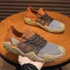 Tenis de malla para hombre, colección de verano 2026, transpirables y ligeros, con diseño flyknit, versátiles para uso casual, ligeros y antideslizantes, adecuados para correr y deportes