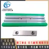 Perfil de aluminio guía de barandilla tipo C grande, barrera resistente al desgaste recubierta de PE, panel de riel de almohadilla de barandilla de 60 mm de ancho