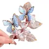 Jardín de Monet Flor Artificial Flor Mariposa Celebridad de Internet Pasador Decorativo Pasador Phalaenopsis Recuerdo Furoshiki