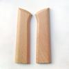 Mango de Madera de Haya Roja para Cuchillo de Cocina Abrazadera de 2 Piezas Mango para Cuchillo de Cocina Casero Cuchillo Forjado a Mano Mango de Cuchillo de Madera Maciza