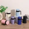 Caneca com cabo de pintura flocos de gelo personalizada, caneca de água executiva, caneca de escritório de presente de luxo, xícara de chá, caneca térmica de aço inoxidável 316