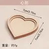 Pegatinas de personaje hechas a mano para refrigerador montaje de portarretratos bordado Dai accesorios de bordado de virutas de madera DIY pegatinas redondas para refrigerador