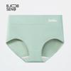 Calcinhas Femininas de Algodão Puro Classe A de Cintura Alta com Controle de Barriga, Estilo Outono e Inverno, Tamanho Plus Size, Levanta Bumbum, 7A Antibacteriana, Calcinhas Triângulo Femininas