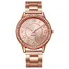 Reloj Transfronterizo con Diseño de Corazón Digital, Correa de Acero Aleado Incrustada con Diamantes, Reloj de Cuarzo para Mujer