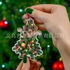 Decoraciones Decoración de Navidad Accesorios Entusiastas Boston Mascota Perro Colgante Acrílico Regalo Árbol de Navidad Perro