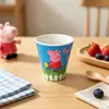 Copo Infantil de Melamina Desenho Animado Copo de Água Fofo Gêmeos Jardim de Infância Resistente a Quedas Copo para Enxaguar a Boca Bebê Copo para Beber Doméstico