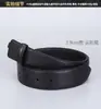 Cinto sem fivela de cabeça tira de cinto masculina pino de fixação sem sanduíche fivela única camada única couro bovino cinto sem chumbo cinto