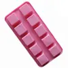 Fornecimento Direto da Fábrica molde de silicone para chocolate 10 quadrados grade quadrada DIY cubo de gelo quadrado molde de grade de gelo