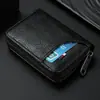 Bolsa para Tarjetas Explosiva con Tono de Fábrica Bolsa para Tarjetas de Certificado para Hombre de Gran Capacidad Porta Tarjetas Bancarias Set Pequeño Simple para Mujer