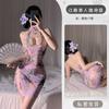 Lingerie Sexy para Noite, Roupas para Flertar e se Divertir, Pijama Desejo Puro Baseado na Abstinência para Mulheres, Uniforme Cheongsam Qqny