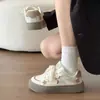 Atacado de comércio exterior transfronteiriço: SHEIN, Temu, sapatos Dexun, tênis esportivos casuais versáteis com estampa de estrelas para mulheres, verão 2026