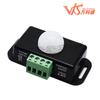 Controlador de interruptor de indução de corpo humano infravermelho LED 12V/24v baixa tensão controle inteligente de lâmpada de iluminação