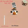 2Dflat, Tampa de Proteção contra Poeira de Acrílico de Vilão Abóbora de Halloween, Adequada para Interface Tipo-C