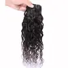 Cortina de pelo espumosa real Panxiu onda natural color natural mechones de cabello humano fábrica stock