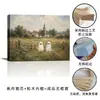 Pintura decorativa de três bruxas mais vendida da Amazon para Halloween, pintura sem moldura de floresta de outono vintage para decoração de parede da sala de estar