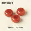 Accesorios de joyería de cristal natural y ágata roja del sur, ágata color rojo caqui, calabaza de la fortuna, cabeza de león con agujeros, productos semiacabados al por mayor