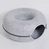 Cama para gatos de fieltro para mascotas, transfronteriza de Amazon, adecuada para todas las estaciones, desmontable y lavable, con un túnel circular para que los gatos jueguen
