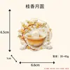 Imán para refrigerador 3D de la Fiesta de Medio Otoño con Chang'e sosteniendo la luna, decoración casera cultural y creativa, recuerdo de viaje, imán decorativo de resina, regalo