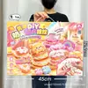 Casa de Juego de Cocina Artificial Grande para Niños Juguete Pequeño Electrodoméstico Caja de Regalo Set Juguete para Niña Puntos de Institución Regalo