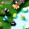 Musgo micro paisagem criativa lagarta gafanhoto sapo abelha inseto jardinagem paisagem ornamentos diy