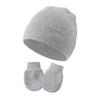 Conjunto de Gorro y Manoplas para Bebé Gorro para Recién Nacidos para Niños Niñas Gorro de Algodón para Bebés