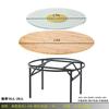 Mesa Redonda para Hogar 1.66m 1.8m 10 Personas Mesa de Comedor de Hotel Redonda Nueva Madera Sólida Redonda Tablero de Mesa Abeto Plegable