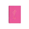 Caderno A5-80 em espiral com esta capa simples de PP de diário estudantil para comércio exterior