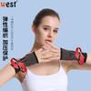 Pulsera de fibra de cobre pulsera tejida pulsera deportiva de fitness para hombre pulsera de levantamiento de pesas baloncesto pulsera deportiva de nailon cobre