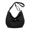 Bolso bandolera tipo nube con diseño de nicho plisado para mujer, de gran capacidad, estilo coreano, 2024