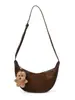 Bolsas Retrô Transfronteiriças para Mulheres 2026 Nova Moda Inverno Tendência Versátil Bolsa de Ombro Uso Diário Bolsa Transversal