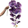 Nuevos fabricantes de phalaenopsis rosa con tacto de algodón de silicona 9 tacto phalaenopsis de Taiwán bodas hogar flores artificiales