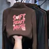Roupa de baixo feminina com forro de fleece, novo estilo outono/inverno, roupa íntima para meninas pequenas, camiseta de manga comprida moderna e quente, top casual