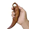 Cuchillo de Garra de Sándalo Dorado Periférico Csgo Talla Completa en Madera Pieza de Mano Juguete de Madera para Niños Cuchillo de Madera Transfronterizo