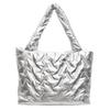 Bolso de mano informal de gran capacidad para mujer, nuevo estilo coreano, color sólido, sencillo, de un solo hombro, para uso diario.