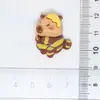 Dibujos Animados Abeja Linda Delfín Capibara DIY Pasador Joyería Material Hecho a Mano Calcomanía para Vaso de Agua Calcomanía para Refrigerador Accesorios