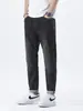 Ropa de Hombre Fengshe / Jeans de Mezclilla Delgados Primavera y Otoño 2026 Pantalones Largos Ajustados Skinny de Moda para Hombre