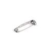 Venta al por mayor de fábrica de imperdibles de acero inoxidable 304, imperdibles simples, broches de metal, accesorios de joyería DIY, hebilla de imperdible de múltiples especificaciones