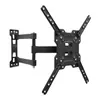 Soporte para monitor de pared, soporte para TV LCD de pared, pantalla de computadora, pantalla vertical, giratorio, telescópico, estante de pared universal
