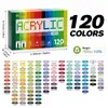 Set de Marcadores Acrílicos de Doble Punta Suave y Dura Transfronterizo para Pintura y Graffiti de Estudiantes, Impermeable y que No se Desvanece