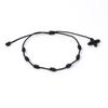 Nuevo Brazalete de la Amistad Multicolor Transfronterizo Brazalete de Siete Secciones Estilo Cruz Deslizable Ajustable Mejor Amigo Unisex