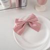 Pinza para el pelo de lazo floral de tela para niños, pinza para el pelo linda para niña, clip para flequillo a cuadros, diadema coreana, accesorios para el cabello al por mayor